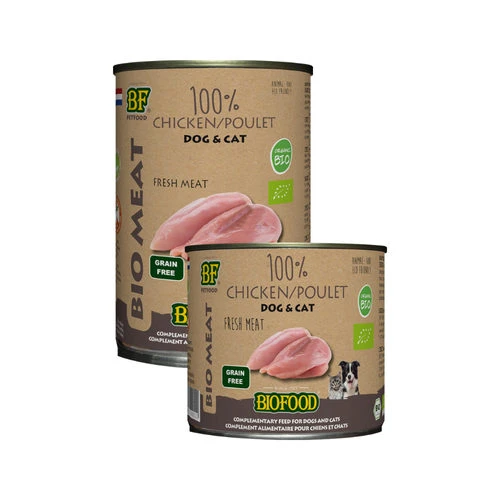 Biofood Organic 100% Huhn - Hund & Katze 3 Biofood Organic 100% Huhn - Hund & Katze