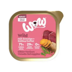 WOW! Hundefutter Adult - Schale -Premium-Tierbedarfsgeschäft wow adult hondenvoer kuipje 208469 0500 none
