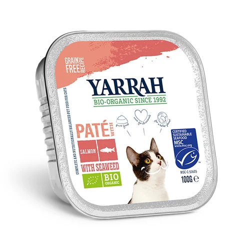 Yarrah - Katzenfutter Paté Lachs (MSC) Mit Seetang Bio 3 Yarrah - Katzenfutter Paté Lachs (MSC) Mit Seetang Bio